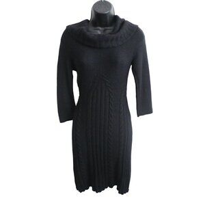 𝅺Sleeping On Snow Lancet Arch Cowl Neck Knit Sweater Dress Size XS